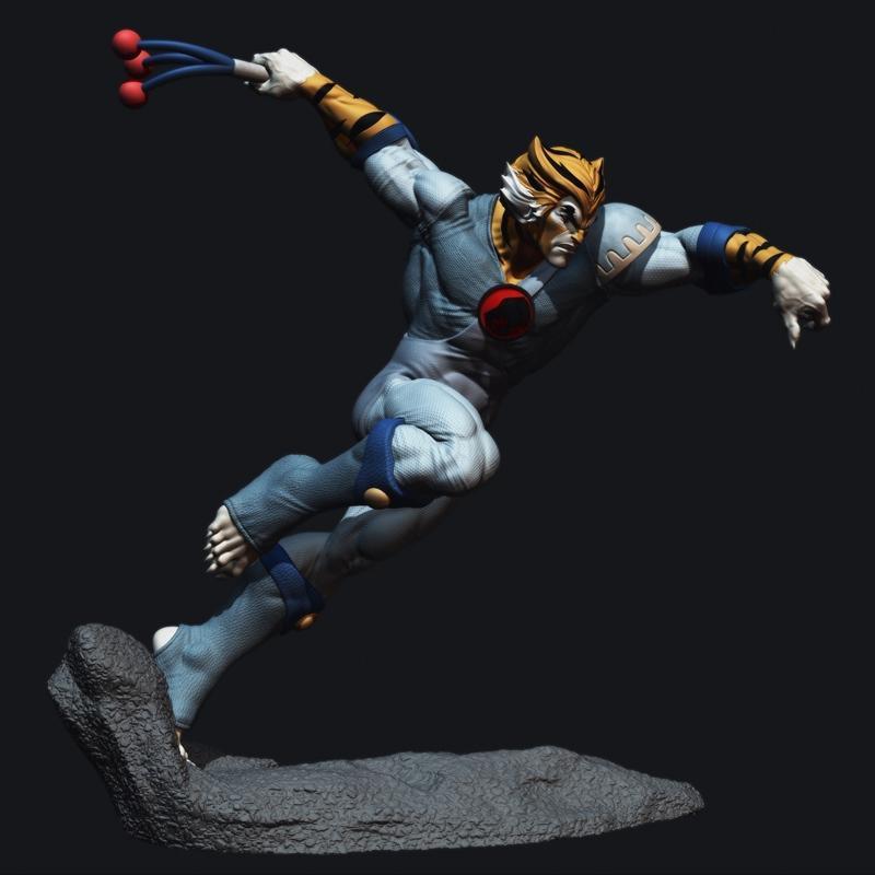 雷霆特工队-泰格拉-3D打印模型|Thundercats Tygra – 3D Print Model STL