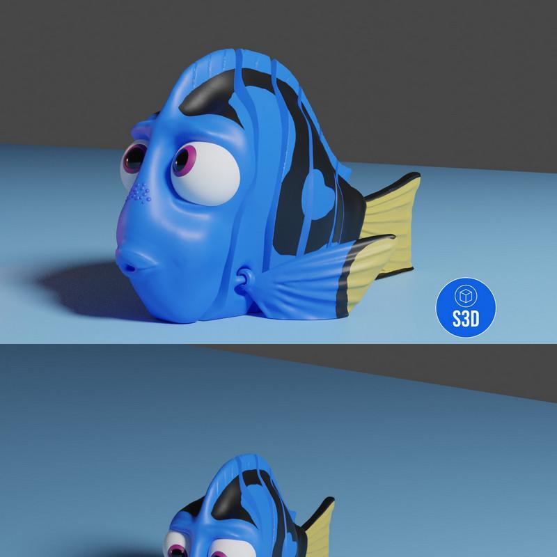 Dory思维最终版 - 3D打印模型 STL|Dory Thinking Final – 3D Print Model STL