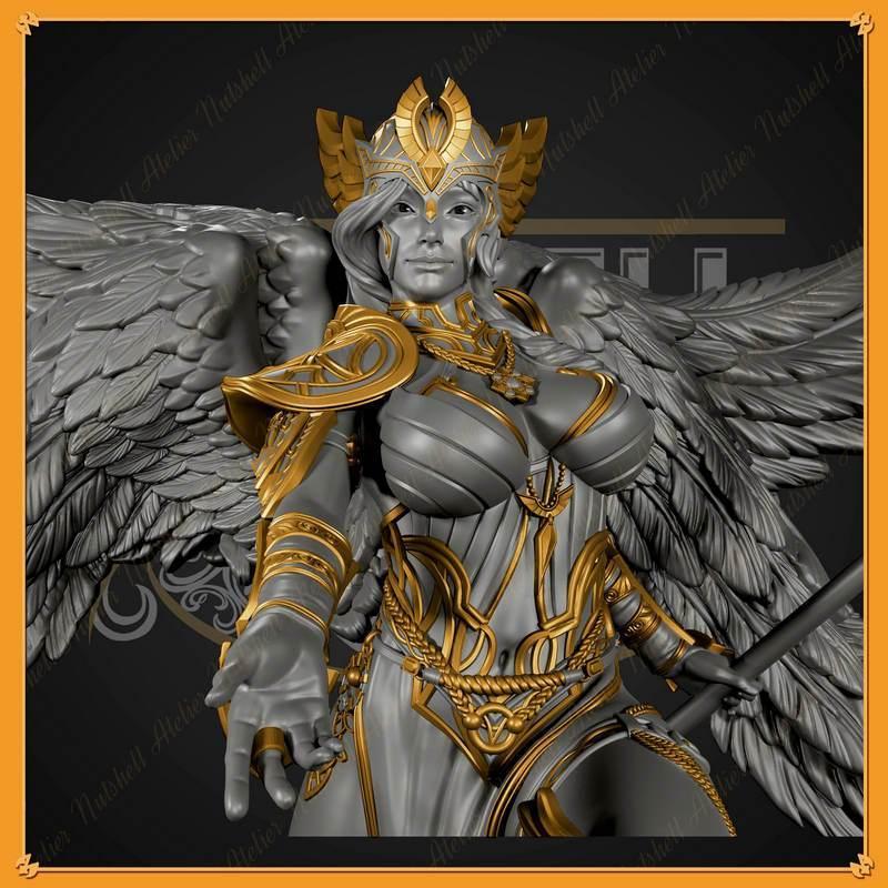 Nutshell Atelier - 萨尔瓦多 - 瓦尔基里 3D打印模型|Nutshell Atelier – Valkyrie – 3D Print Model STL