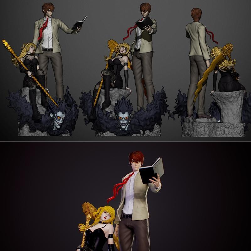 Misa 和 Light 3D 打印模型|Misa and Light – 3D Print Model STL