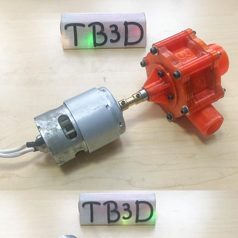 水泵间接电机775款 3D打印模型|Waterpump Indirect Motor 775 Cool – 3D Print Model STL