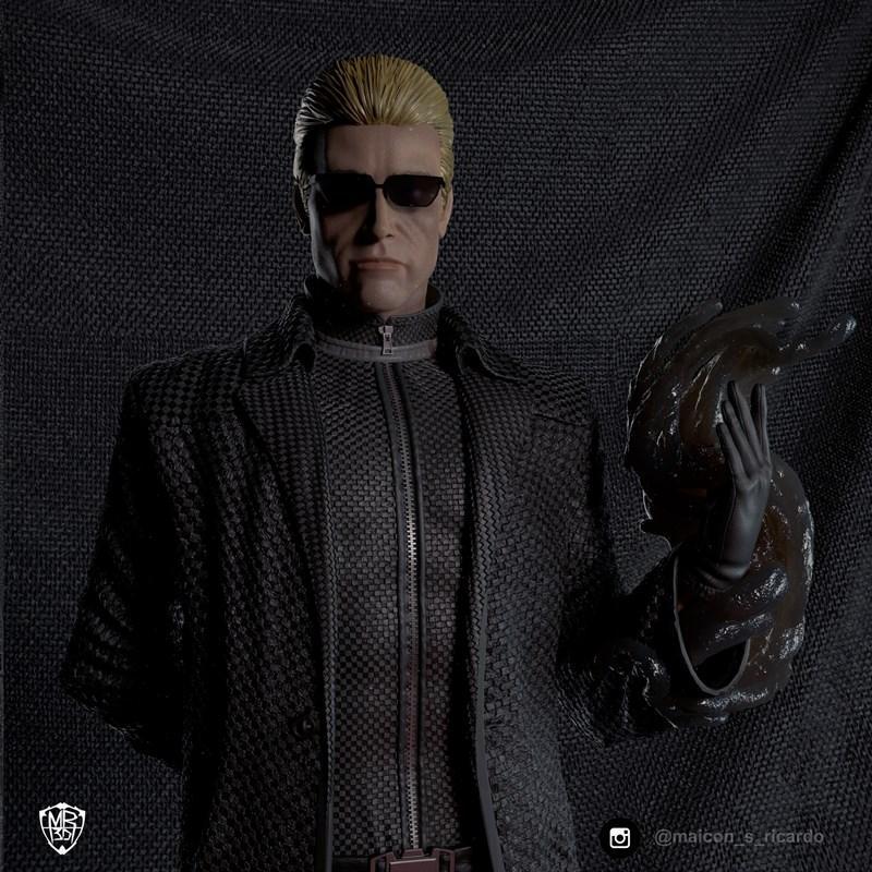 生化危机5 亚伯·韦斯克 3D打印模型|Albert Wesker – Resident evil 5 fanart statue – 3D Print Model STL