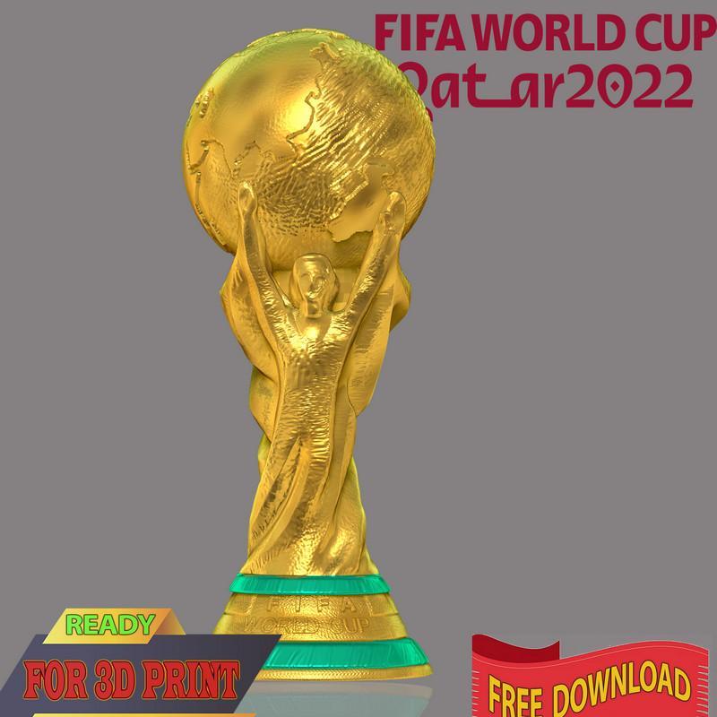 FIFA世界杯 3D打印模型|Trophy FIFA World Cup – 3D Print Model STL
