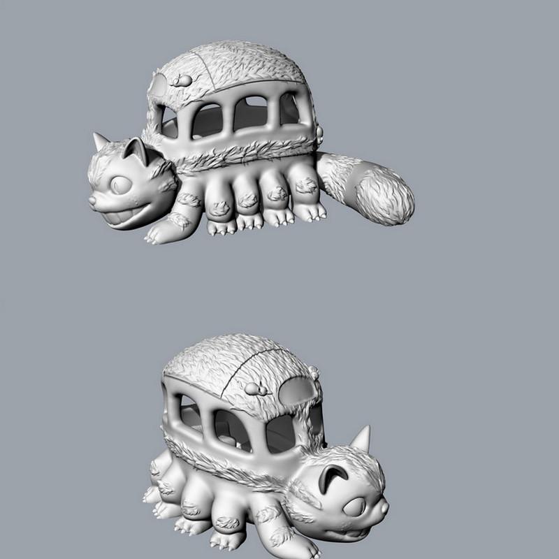 Catbus 3D打印模型|Catbus – 3D Print Model STL