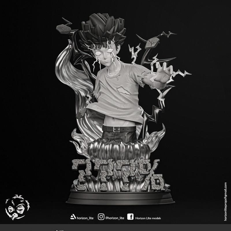 Mob Psycho 100 3D打印模型|Mob Psycho 100 – 3D Print Model STL