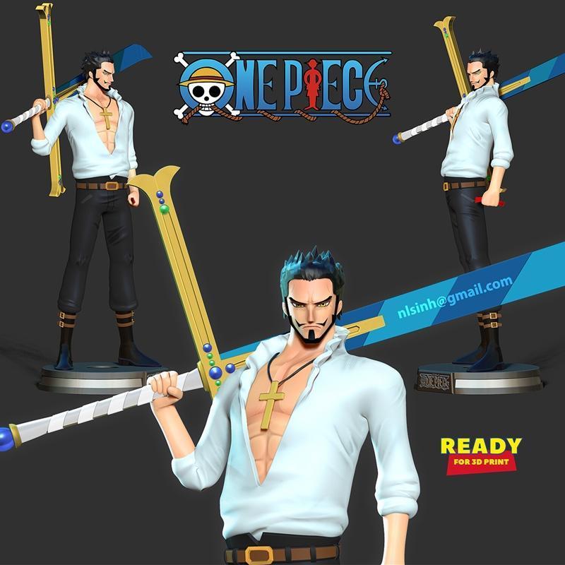Dracule Mihawk 3D打印模型|Dracule Mihawk – 3D Print Model STL