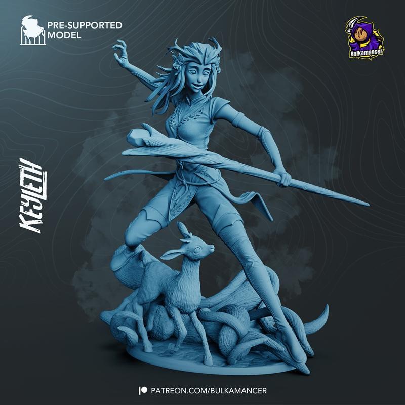 Vox Machina凯莱特 3D打印模型|Keyleth – The Legend of Vox Machina – 3D Print Model STL