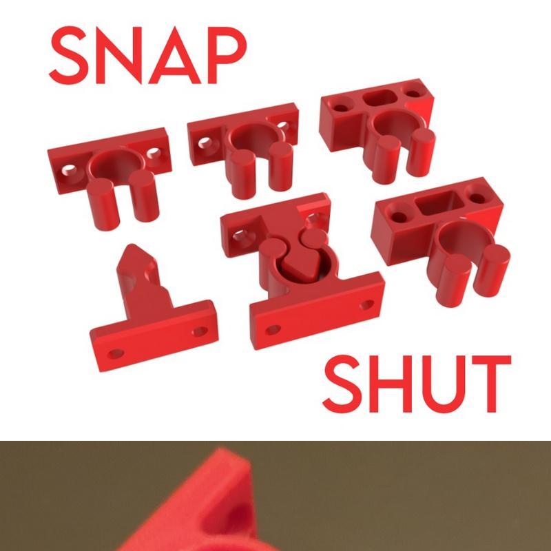 门锁夹持装置 - 3D打印模型|Door Retaining Catch – 3D Print Model STL