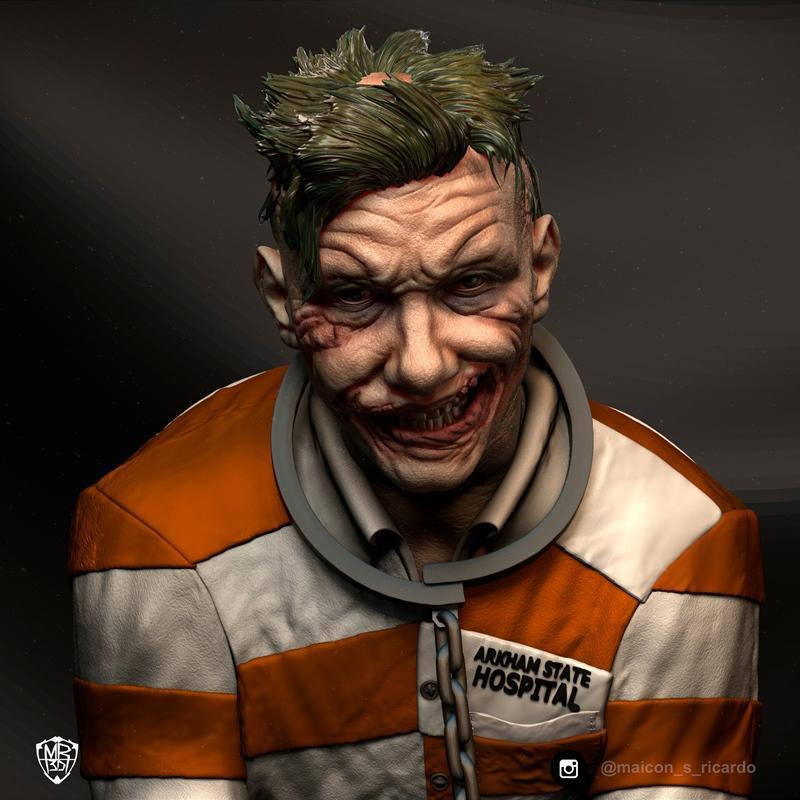 小丑巴里·科根 3D打印模型|Joker Barry Keoghan fan art – 3D Print Model STL