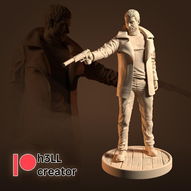 克里斯·雷德菲尔德 3D打印模型 STL|Chris Redfield – 3D Print Model STL