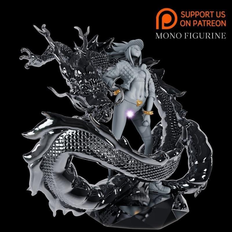 LOL阿卡丽3D打印模型|Akali League of legends – 3D Print Model STL