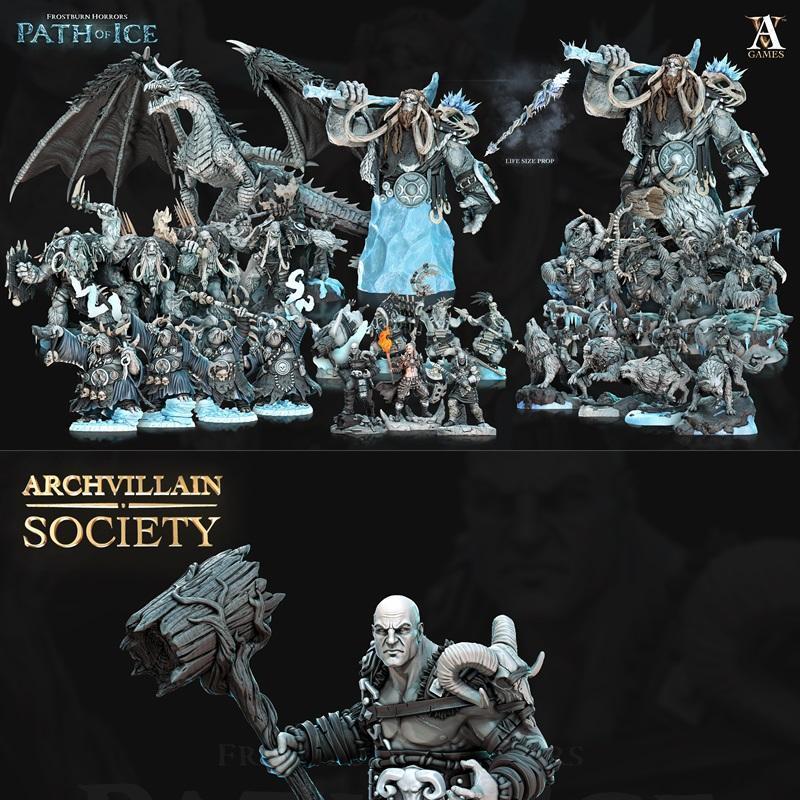 Archvillain Games《冰之路径》3D打印模型|Archvillain Games – Path of Ice December 2022 – 3D Print Model STL