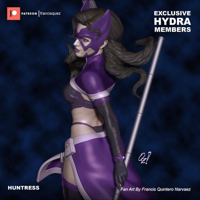 猎手女郎 Francis Quez 3D打印模型|Huntress by Francis Quez – 3D Print Model STL