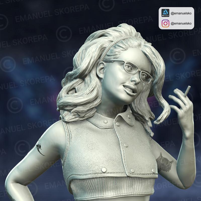 尼科 - 神鬼传奇5 - 3D打印模型|Nico – Devil May Cry 5 – 3D Print Model STL