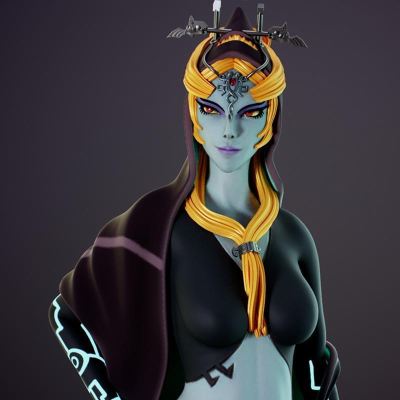 Twili与Midna 3D打印模型|Twili Midna – 3D Print Model STL