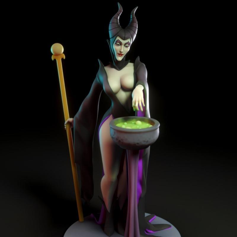 《美少女战士3D打印模型》|Maleficent – Torrida Minis – 3D Print Model STL