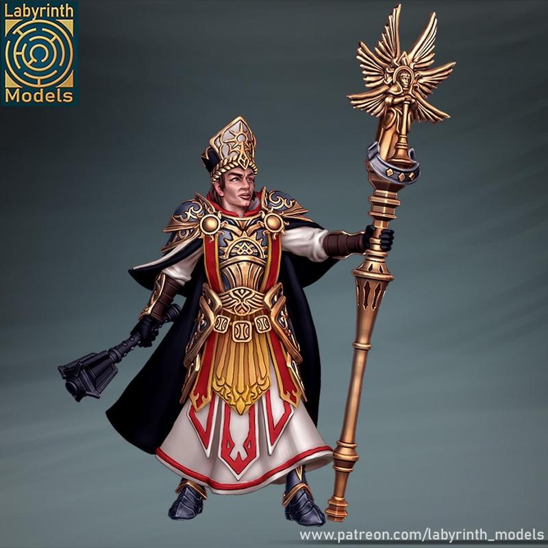 盔甲红衣主教——3D打印模型|Cardinal in Armor – 3D Print Model STL