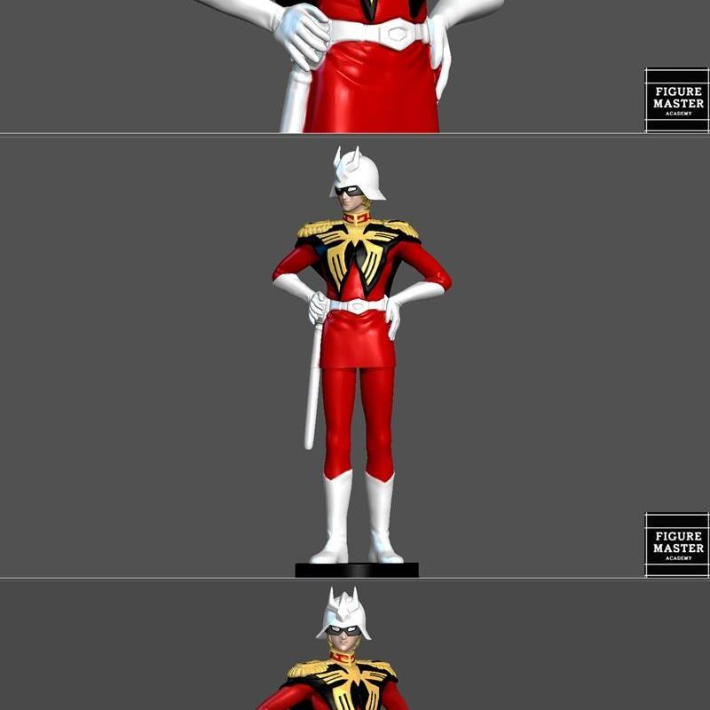 高达扎古纳布 – 3D打印模型|Gundam Char Aznable – 3D Print Model STL