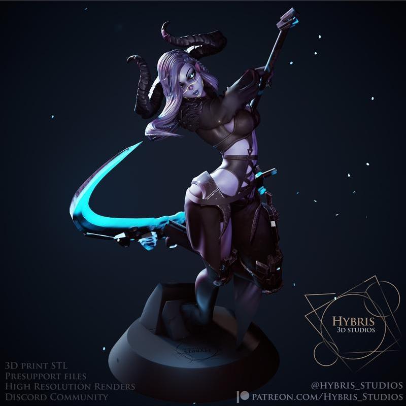 Liluth - Hybris Studios - 3D打印模型|Liluth – Hybris Studios – 3D Print Model STL