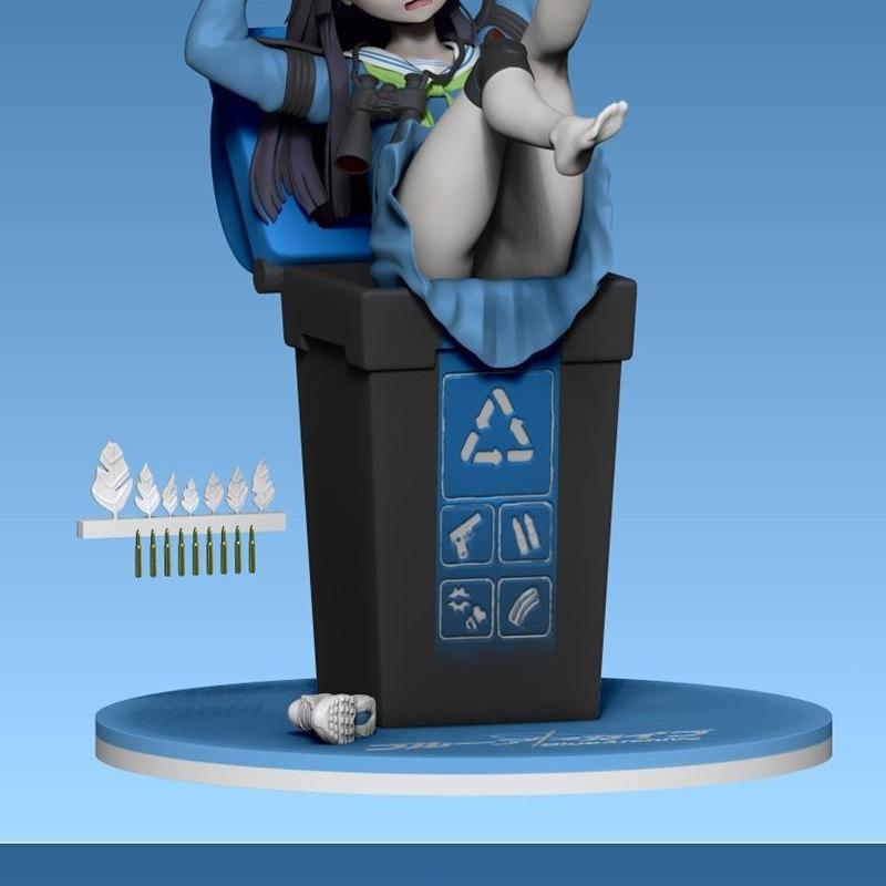 蓝ARC米娅 3D打印模型|Blue Archive Miyu – 3D Print Model STL