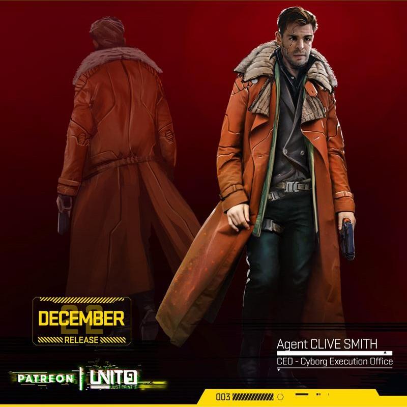 3D打印模型：赛博朋克2077角色模型——银翼骑士|Unit 9 December 2022 – 3D Print Model STL