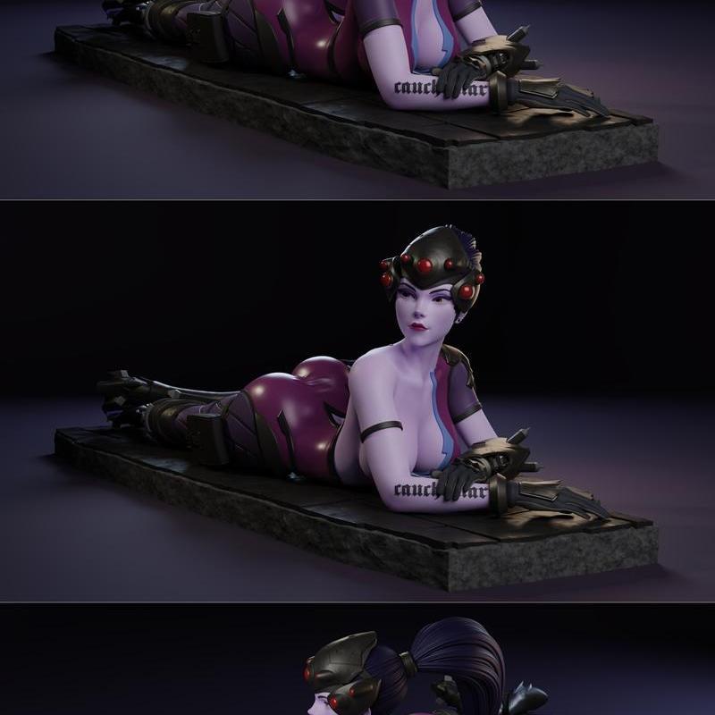 守望先锋-女武神-3D打印模型|Overwatch – Widowmaker – 3D Print Model STL