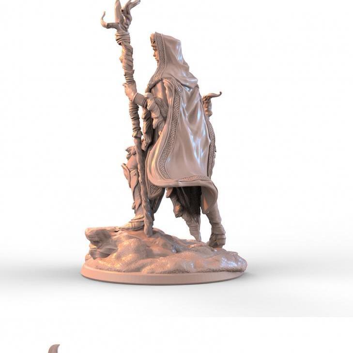 阿列克谢·孔涅夫 - 阿尔孔诺斯与法师 - 3D打印模型|Alexei Konev – Alkonost and Mage – 3D Print Model STL