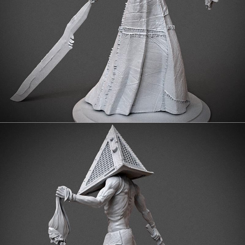 ARJKalobas 金字塔头 3D打印模型|ARJKalobas – Pyramid Head – 3D Print Model STL