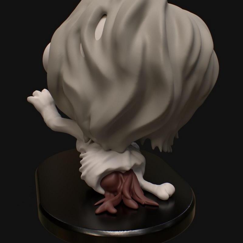 PlaKit 行走的死神——自行车女孩僵尸 3D打印模型|PlaKit Walking Dead – Bicycle Girl Zombie – 3D Print Model STL