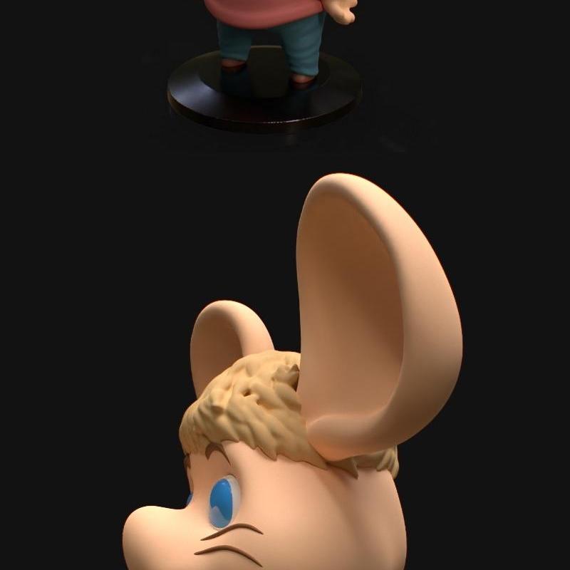 PlaKit 3D打印模型：Gigio拓扑模型|PlaKit Topo Gigio – 3D Print Model STL