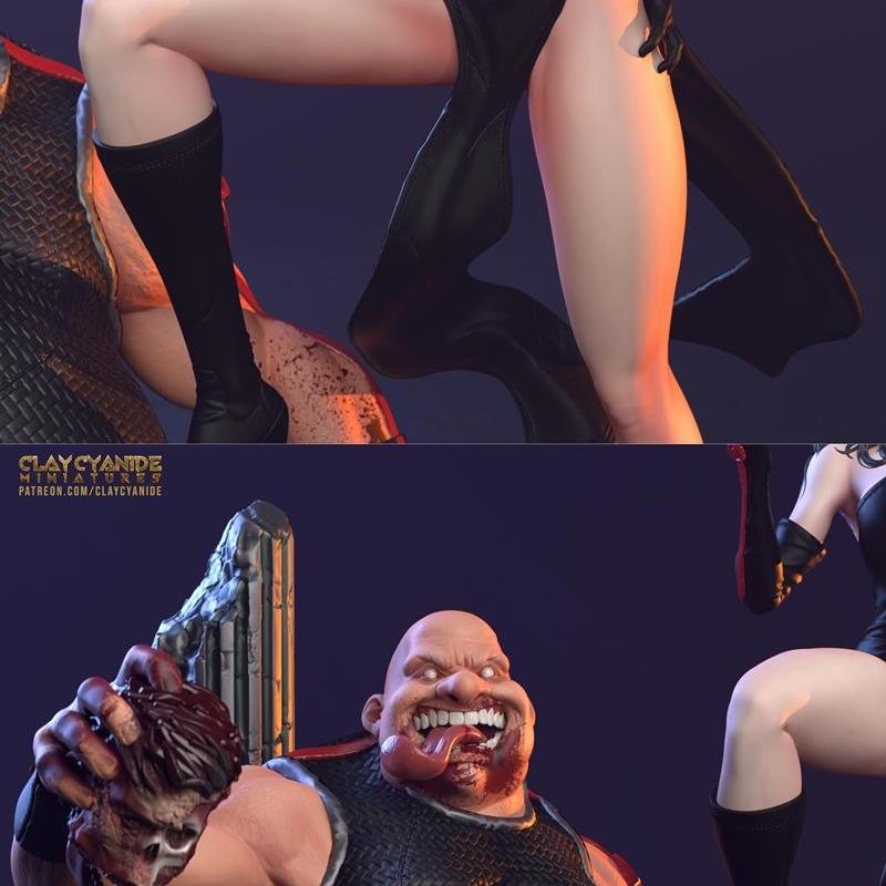 欲望与贪婪——3D打印模型|Lust and Gluttony – 3D Print Model STL