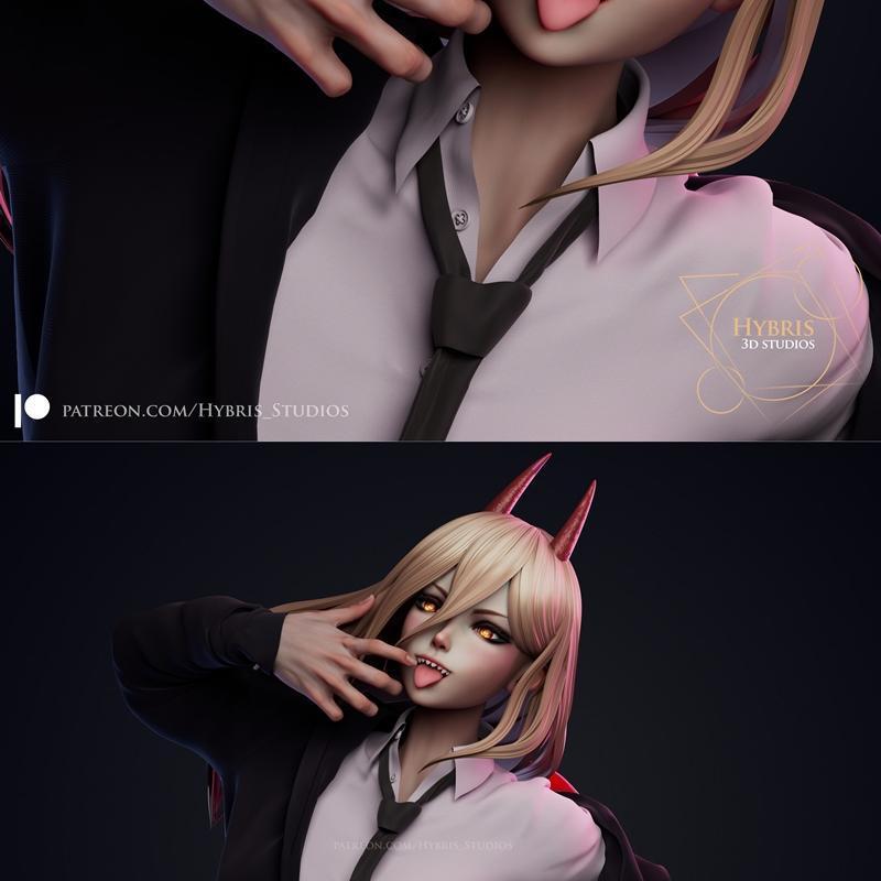 Chainsaw Man 动漫3D打印模型|Chainsaw Man – Power – 3D Print Model STL