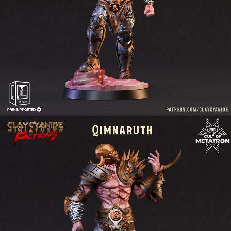 奇姆纳图与策勒基亚 3D打印模型|Qimnaruth and Zedekiah – 3D Print Model STL