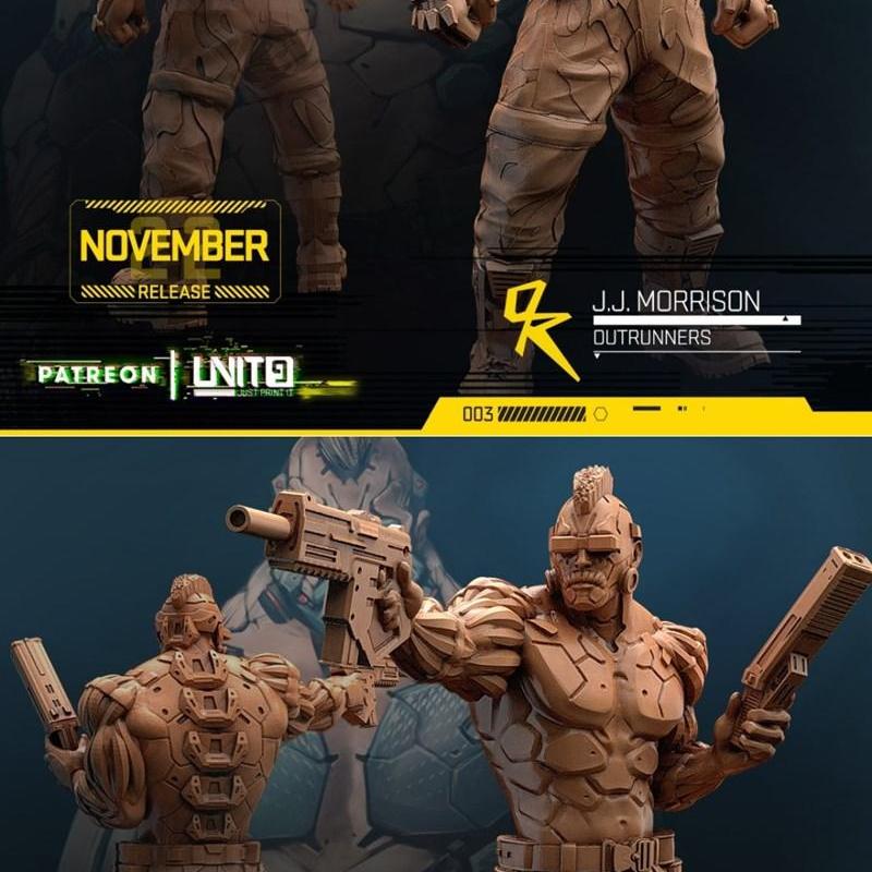 单元9 - 超越者 2022年11月 3D打印模型|Unit 9 – Outrunners November 2022 – 3D Print Model STL