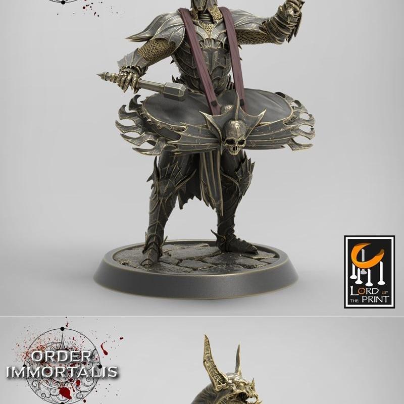 永恒之印——秩序之刻 3D打印模型|Lord of the Print – Order Immortalis – 3D Print Model STL