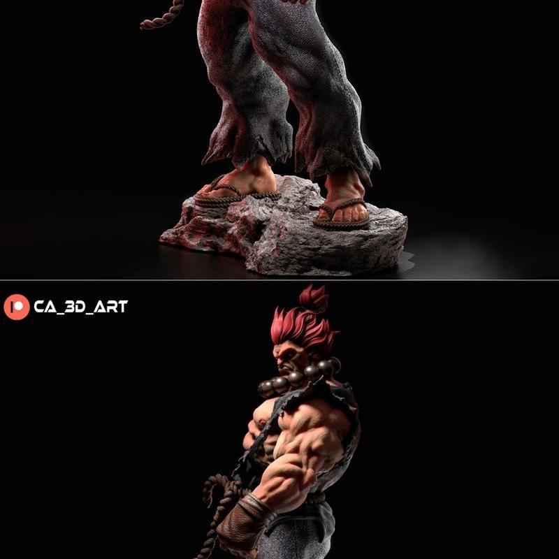 Akuma卡尔洛斯埃杜亚多 3D打印模型 STL|Ca 3d art – Akuma Carlos Eduardo – 3D Print Model STL