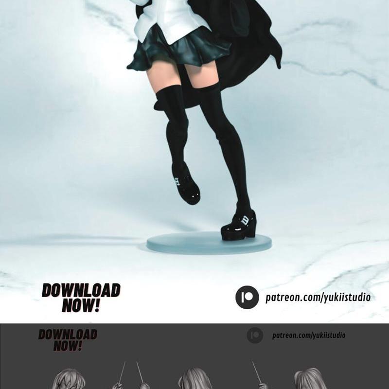 零之使魔 3D打印模型 洛伊丝|Louise from Zero no Tsukaima – 3D Print Model STL