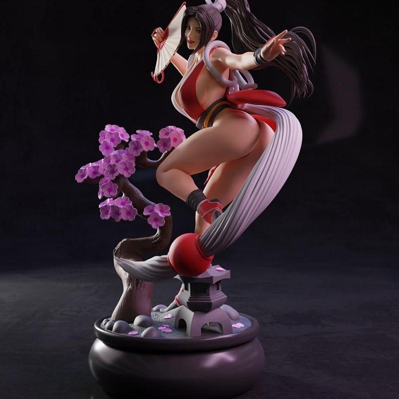 Abe3D - 魔女之夜 - 玛依希兰尼 3D打印模型|Abe3D – Mai Shiranui – 3D Print Model STL