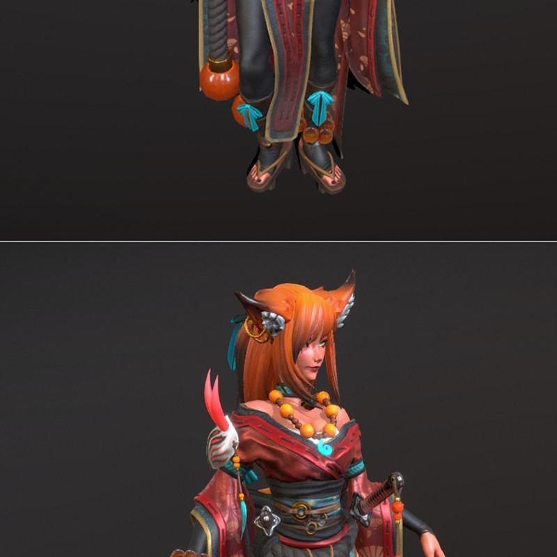 Kyoko 3D打印模型|Kyoko – 3D Print Model STL