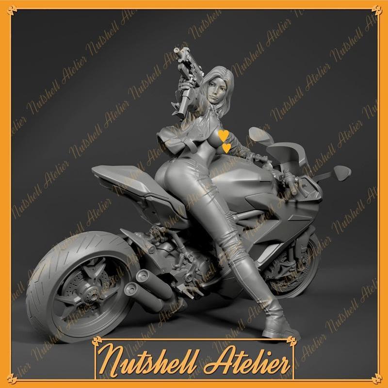 Nutshell Atelier - 《Biker02》3D打印模型|Nutshell Atelier – Biker02 – 3D Print Model STL