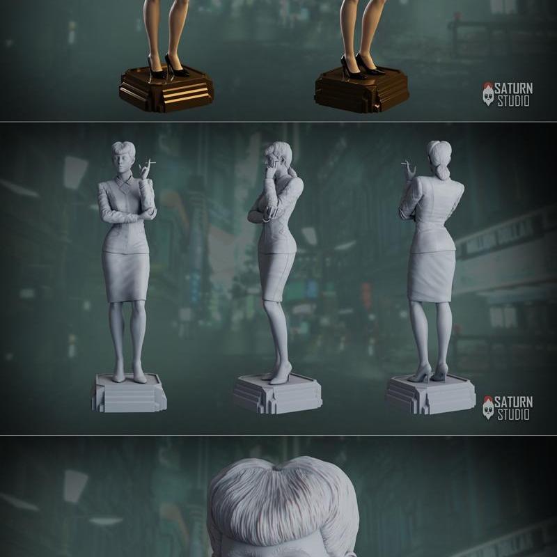 赛博朋克2049 - 雷切爾 3D打印模型|Rachael from Blade Runner – 3D Print Model STL
