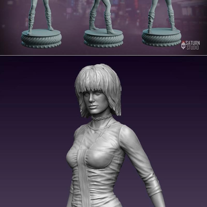 布莱德威伦3D打印模型：普里斯|Blade Runner – Pris – 3D Print Model STL