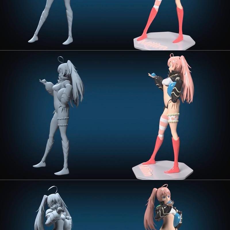Milim Nava – 3D打印模型：动漫角色立体造型|Milim Nava – 3D Print Model STL