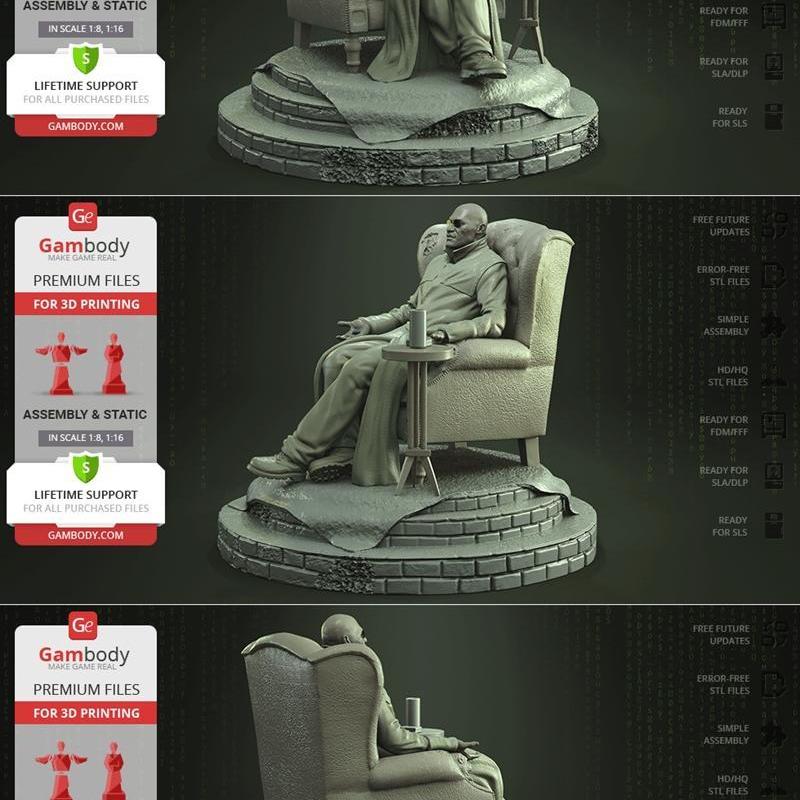 墨菲斯 - 3D打印模型 STL|Morpheus – 3D Print Model STL