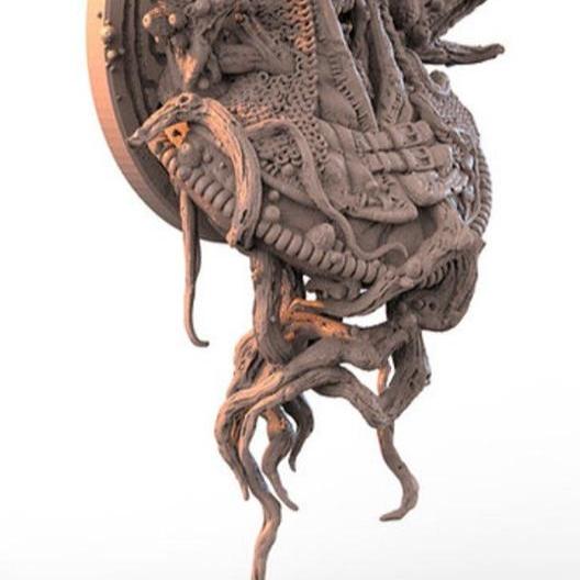 亚历克斯·科涅夫——墙骨战士——3D打印模型|Alexei Konev – Wall Skeleton Warrior – 3D Print Model STL