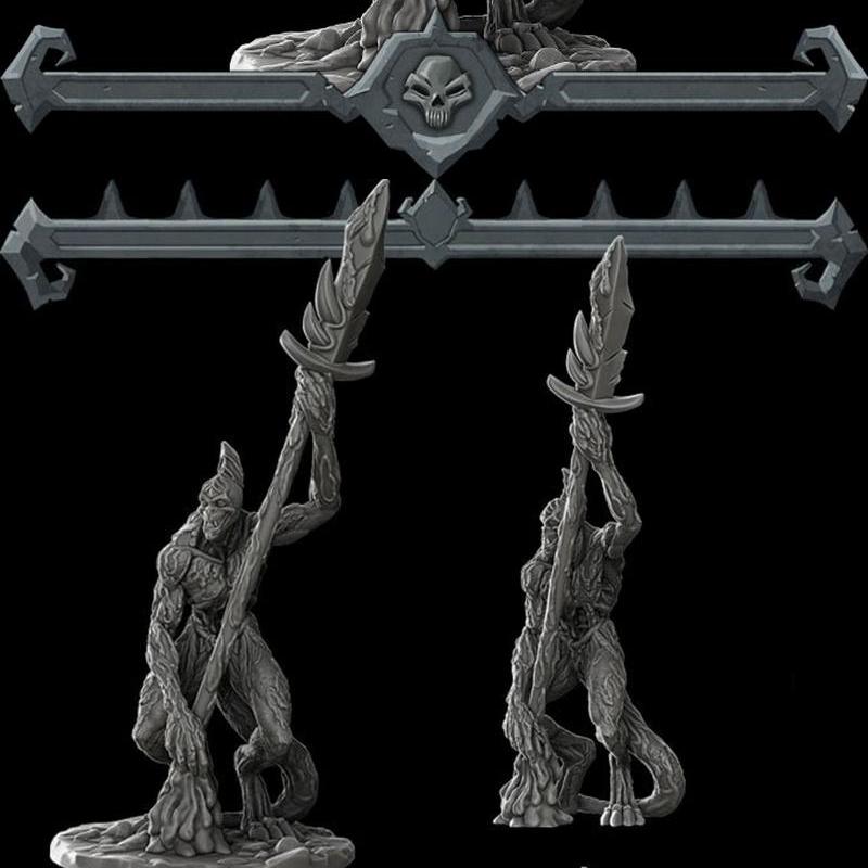 火箭猪游戏《血魔》3D打印模型|Rocket Pig Games – Blood Demon – 3D Print Model STL