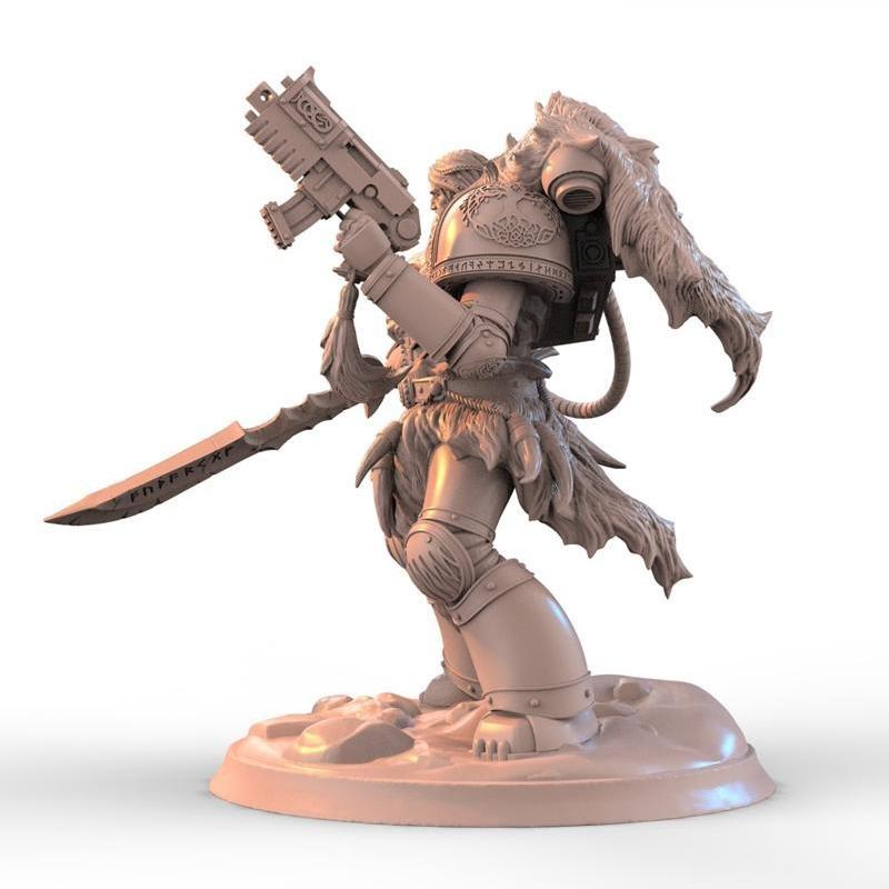 亚历克斯·科内夫——赛博维京人1-2-3D打印模型|Alexei Konev – Cyber Viking 1-2 – 3D Print Model STL