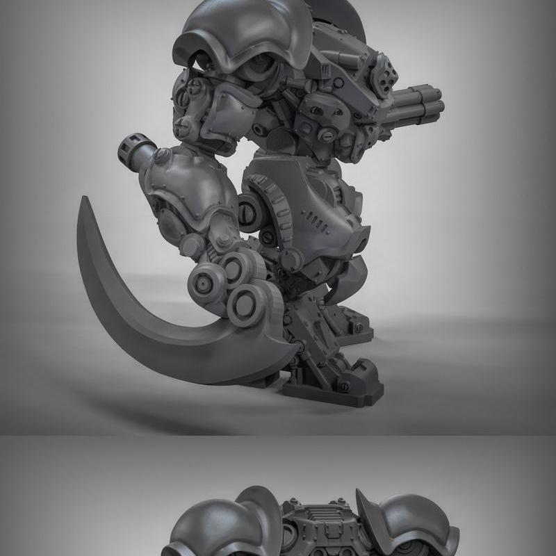 机械战甲 - 3D打印模型 STL|Mecha – 3D Print Model STL