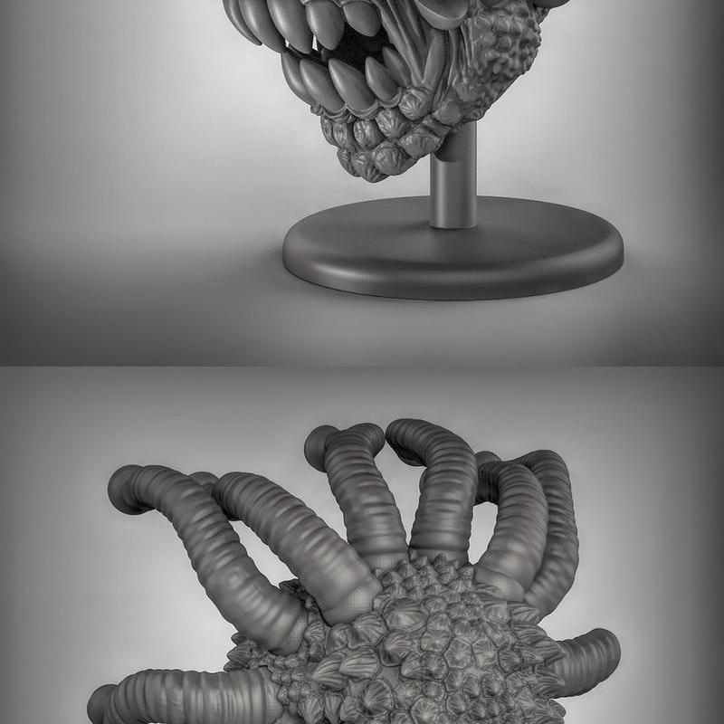 Eye Horror 2 3D打印模型|Eye Horror 2 – 3D Print Model STL