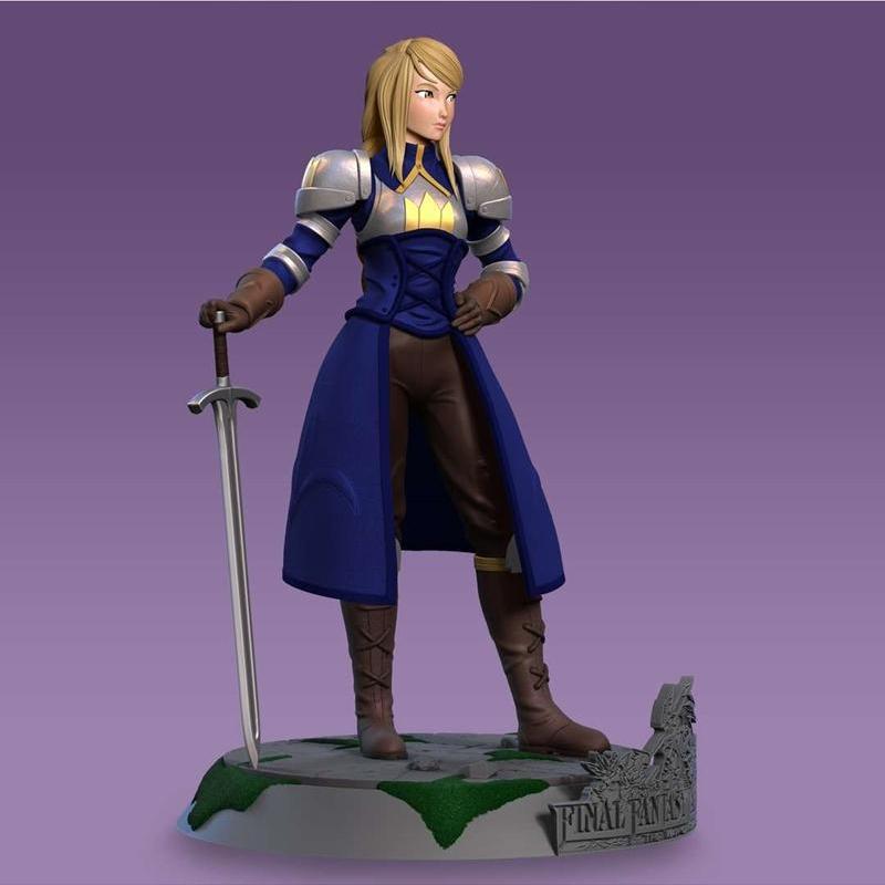Agrias Oaks 3D打印模型|Agrias Oaks – FF Tactics – 3D Print Model STL